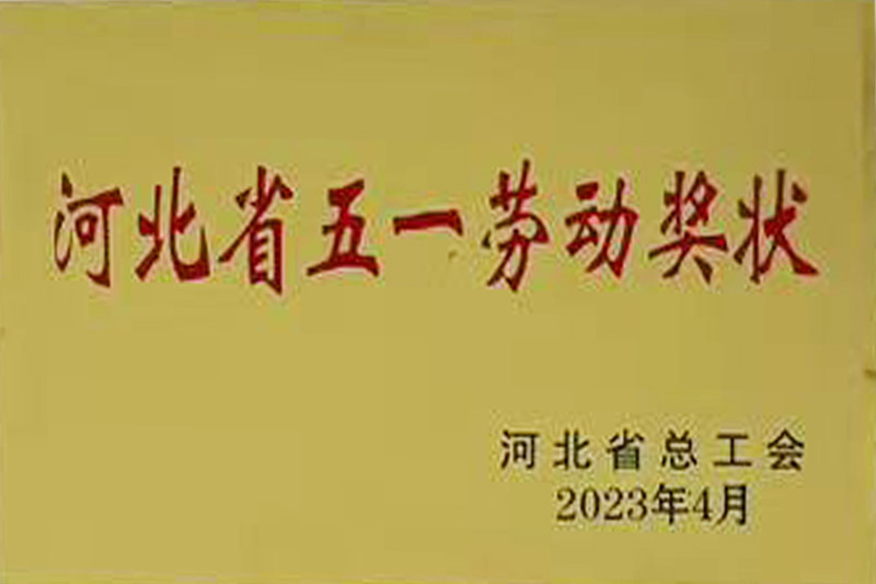 河北省五一劳动奖状